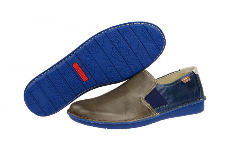 Pikolinos Slipper Santiago grau blau M7B-3079C1