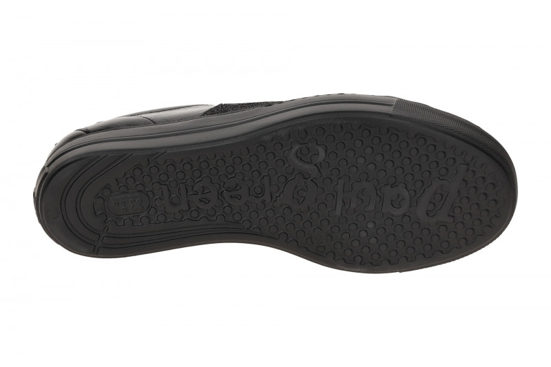 Paul Green Sneaker Schuhe schwarz Lack Glitter 5430
