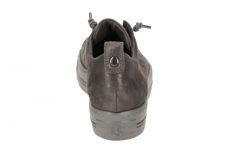 Paul Green Sneaker Plateau Schuhe grau Schimmer 5417