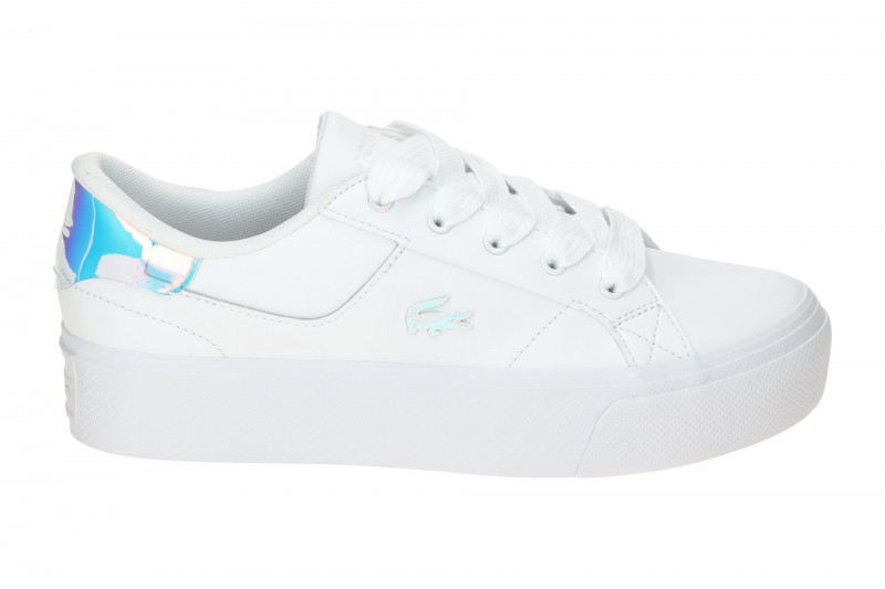 Lacoste Ziane Plateau Sneakers Schuhe weiß bunt Damen 0004