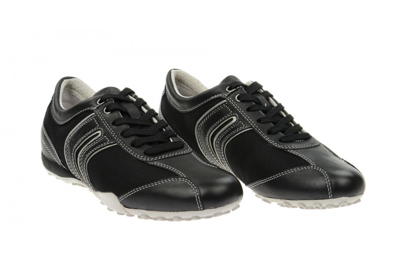 Geox Snake Schuhe schwarz grau D5212F