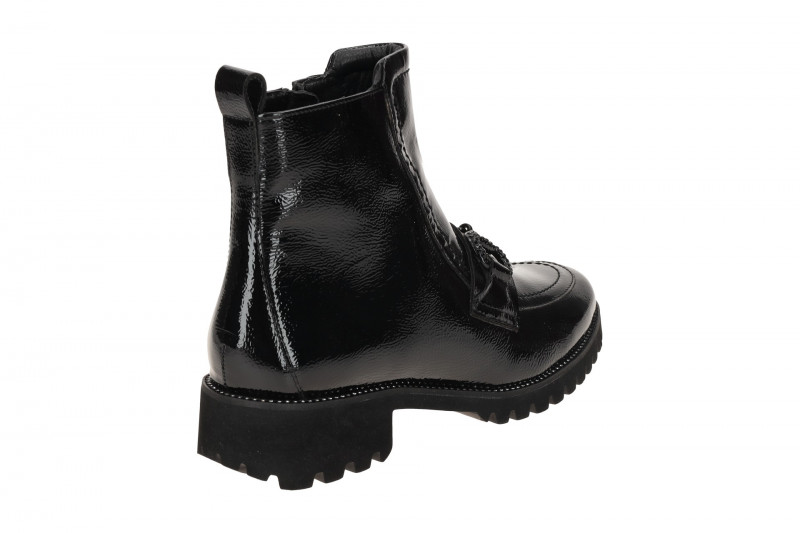 ARA Kent Stiefelette Ankle Boots schwarz Lack Strass 12-31239
