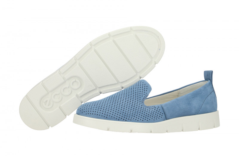 Ecco Bella Plateau Slipper blau