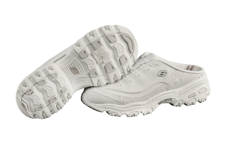 Skechers D´Lites Airy Pantoletten weiß 11449/WHT