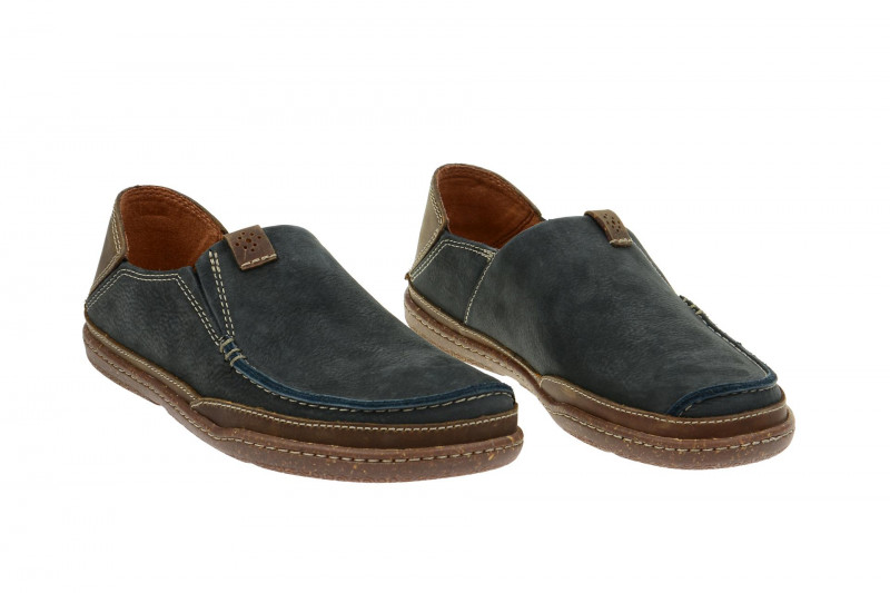 Clarks Trapell Form Schuhe blau Slipper