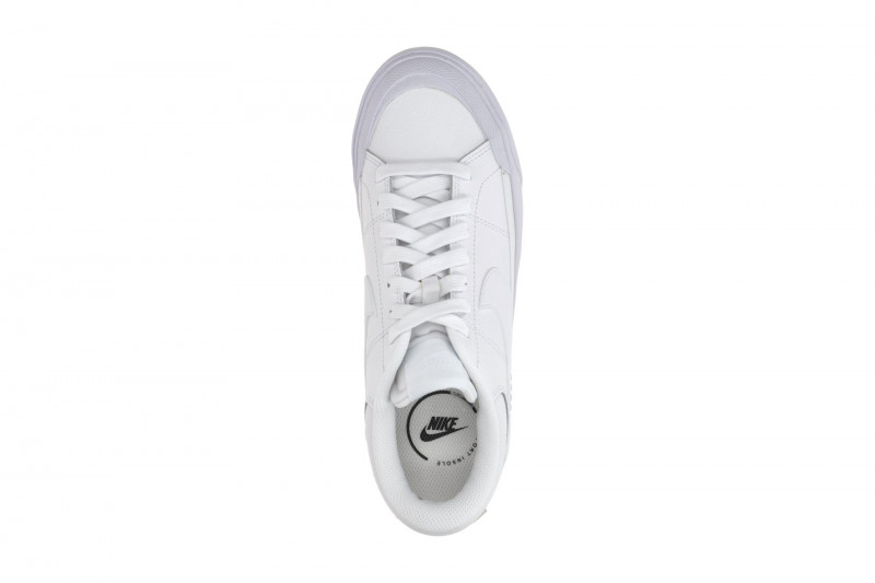 NIKE Court Legacy Lift Sneaker weiß Damen Plateau