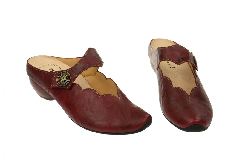Think Aida Clogs Pantolette rot 2-82256-72