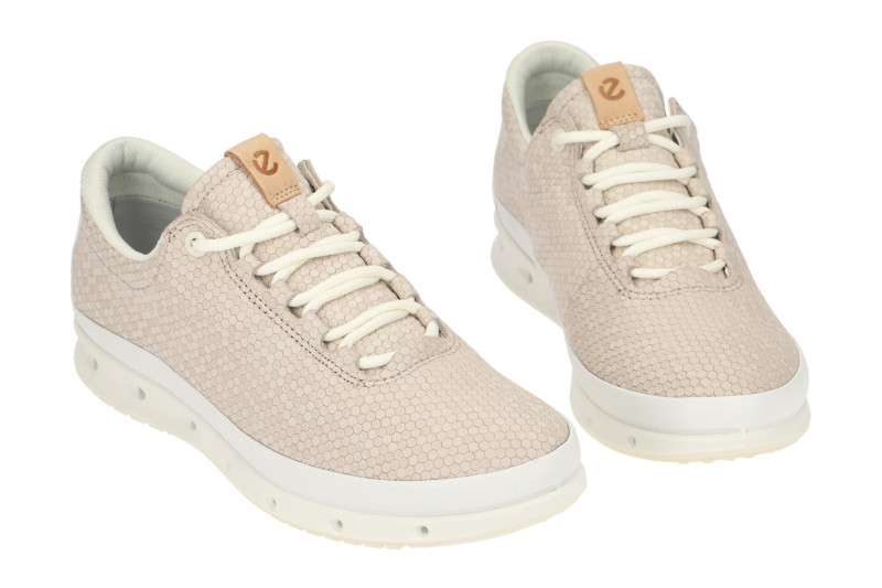 Ecco Cool Schuhe grau weiß Damen Sneakers