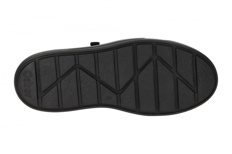 Gabor Schuhe Sneakers schwarz Lack 53.213.97