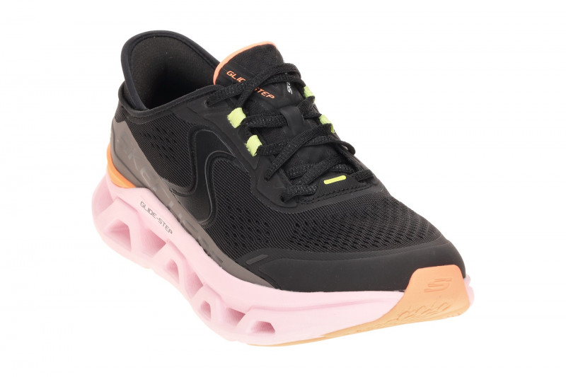 Skechers Glide Step Schuhe schwarz rosa Damen Slip-Ins 150510