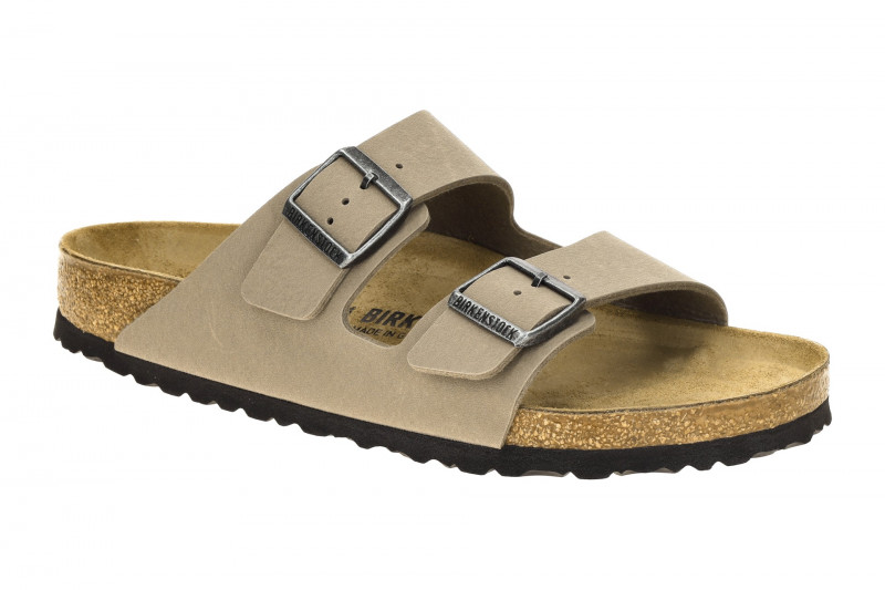 Birkenstock Arizona BS Pantolette grau taupe Normal Weit 1032019