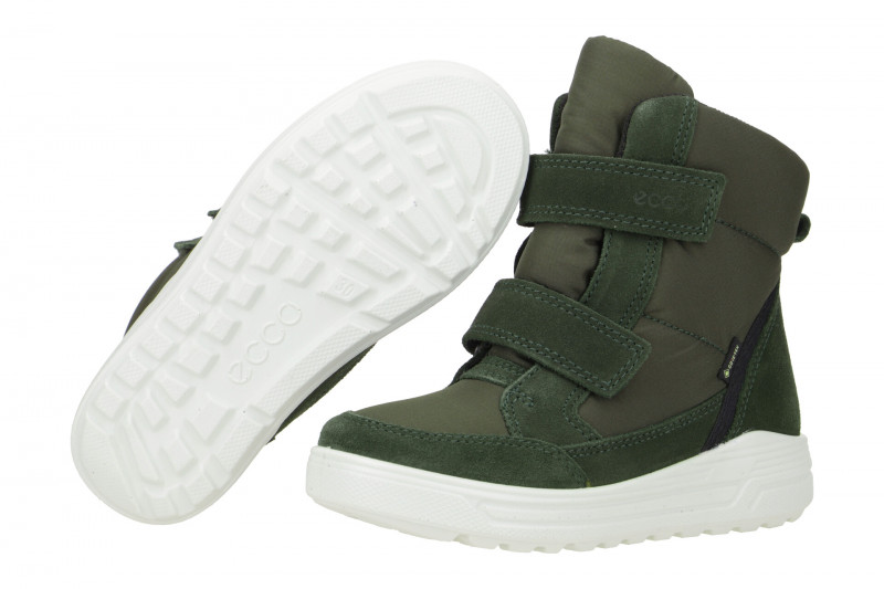 Ecco Urban Kinderstiefel grün Warmfutter GORE-TEX