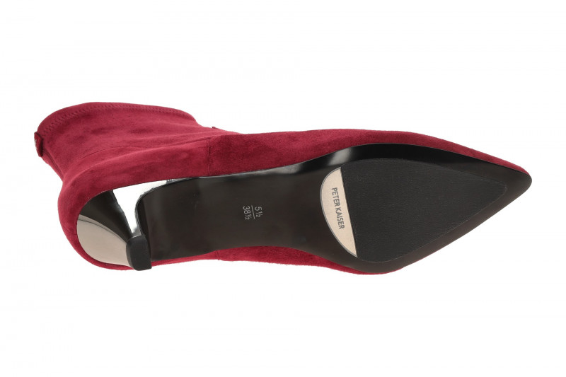 Peter Kaiser Stiefelette rot bordo Chelsea Stil 75317