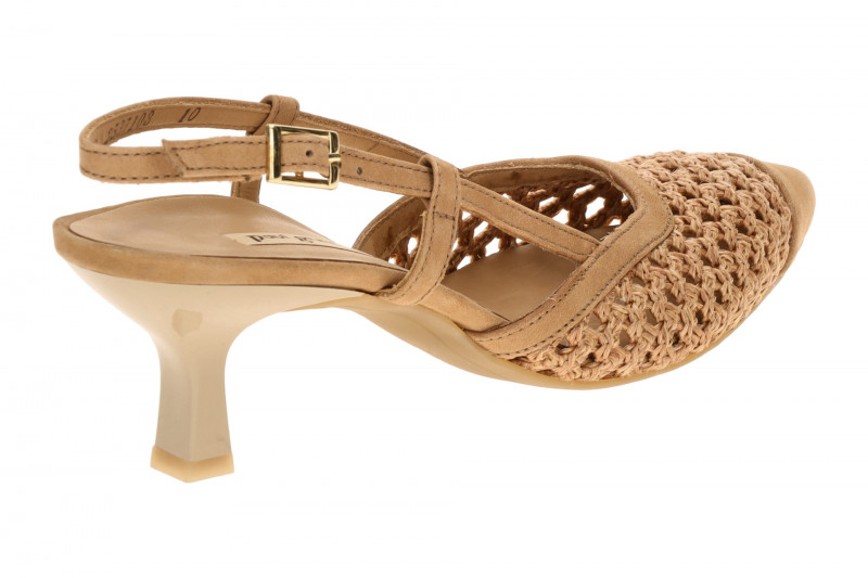 Paul Green Sling Pumps braun geflochten 6144