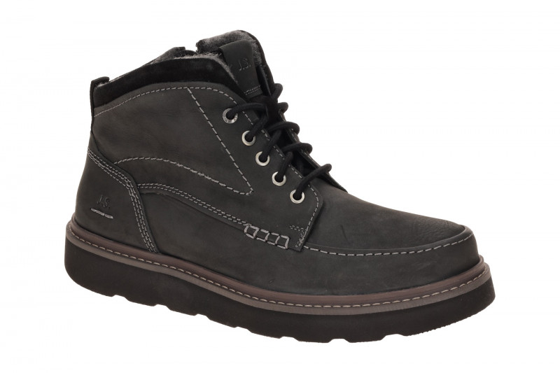 Josef Seibel Trent 04 Schuhe Stiefel schwarz anthrazit H-Weite