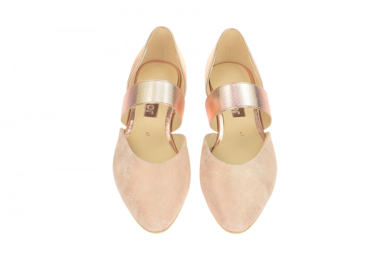 Gabor Riemchen Ballerina beige rosa