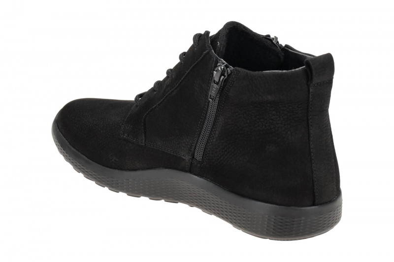 Waldläufer Ira Stiefelette schwarz Nubuck K-Weite