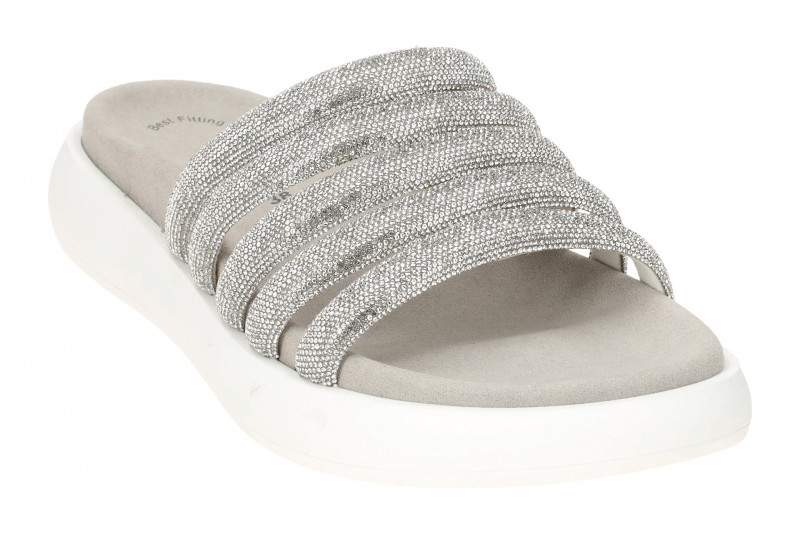 Gabor Plateau Pantolette silber kristall Strass 83.752.81
