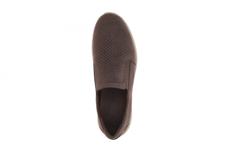 Ecco Irving Schuhe Slipper braun mocha gelocht