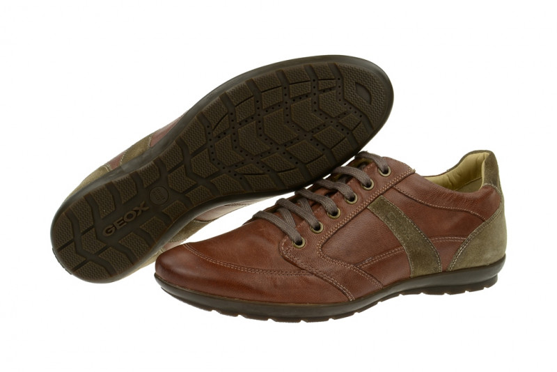 Geox Symbol Schuhe braun whisky U32A5A