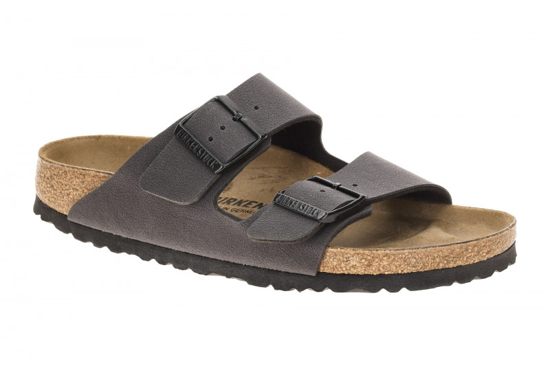 Birkenstock Arizona Pantolette dunkelgrau SCHMAL 1032023
