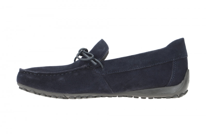 Geox Snake Mokassin Schuhe dunkel-blau Schleife U3507D