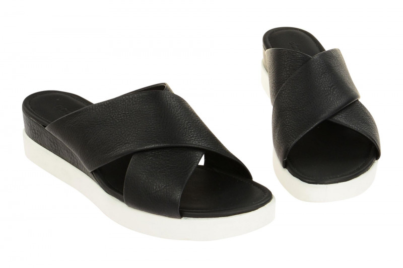 Ecco Plateau Pantolette Touch schwarz - 26030311001
