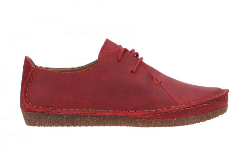 Clarks Janey Mae Schuhe rot Fettleder 26166819