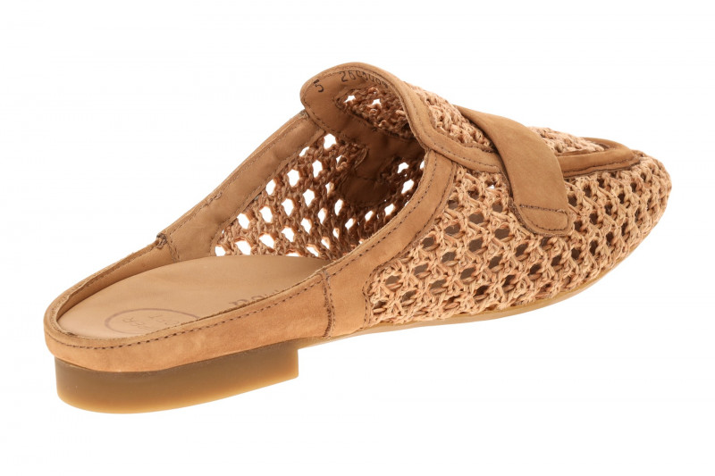 Paul Green Pantoletten Mules braun geflochten 6207