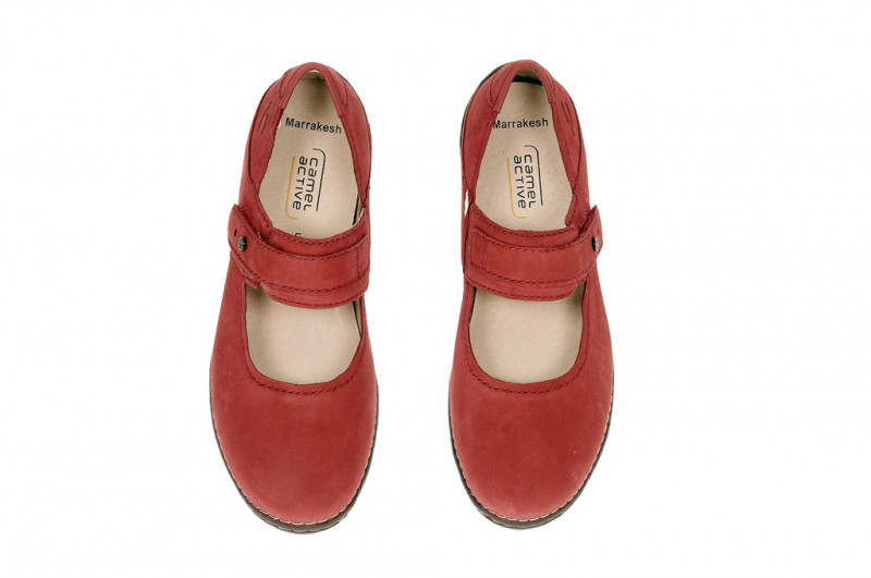 camel active Marrakesh Slipper in rot Mary Jane
