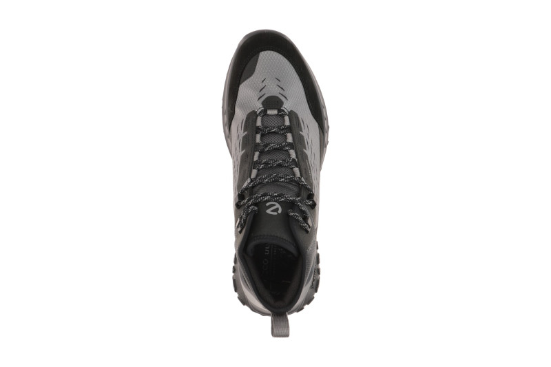 Ecco Ult-Trn Mid Schuhe Sneaker grau schwarz Waterproof 824374