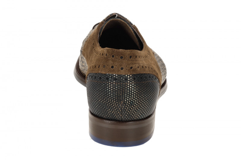 Floris van Bommel De Stapper Schuhe braun Schlange 30361