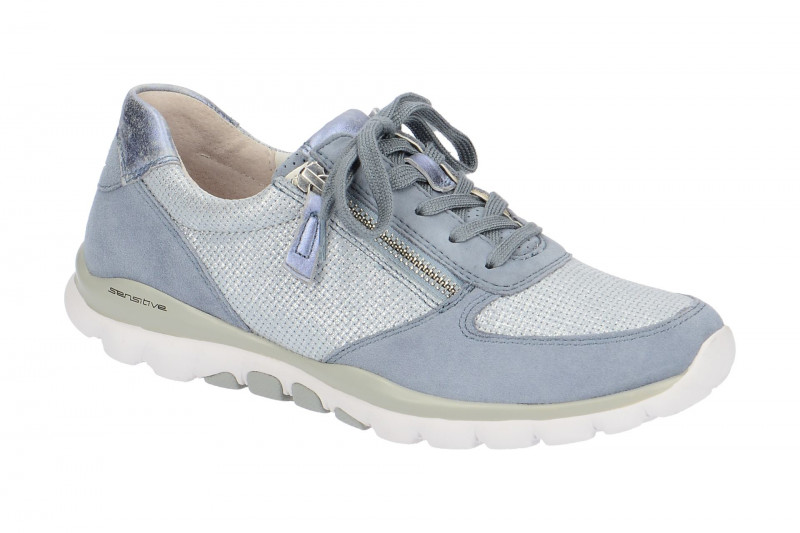 Gabor RollingSoft Schuhe hell-blau cielo 86.968.36