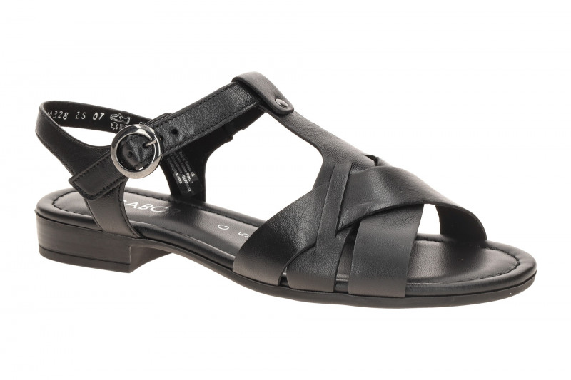 Gabor T-Steg Sandalette schwarz Nappa 82.794.57