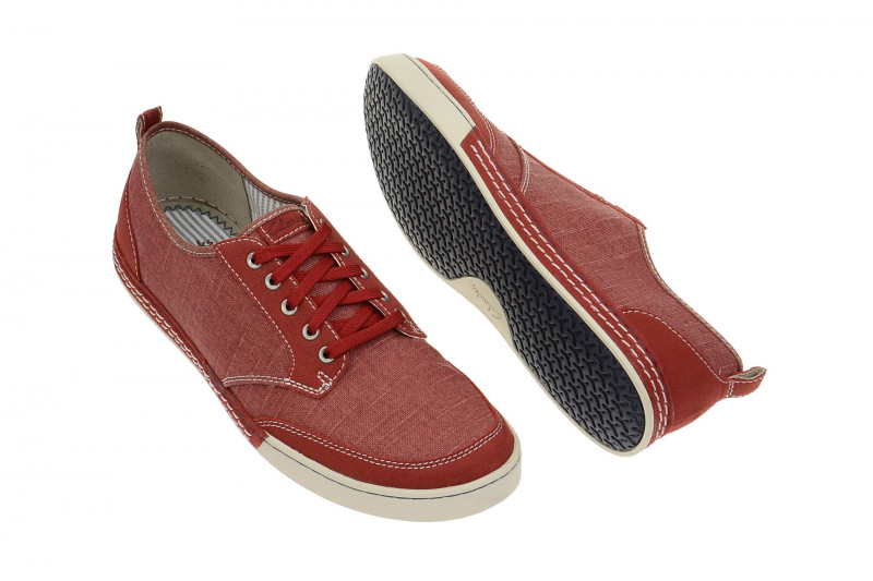 Clarks Slaten Edge Schuhe rot 26106118 7