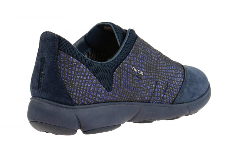 Geox Nebula Slipper blau Glitter