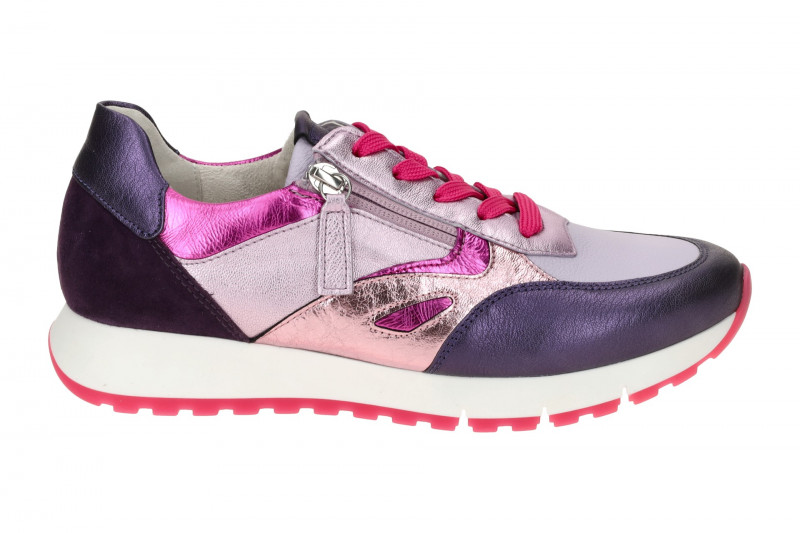 Gabor comfort Sneaker Schuhe lila metallic 62.488.58