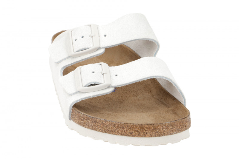 Birkenstock Arizona BS Pantolette antique weiß Normal Weit 1024554