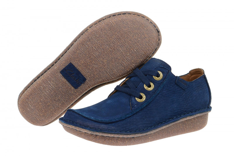 Clarks Funny Dream Schuhe dunkelblau navy Nubuck