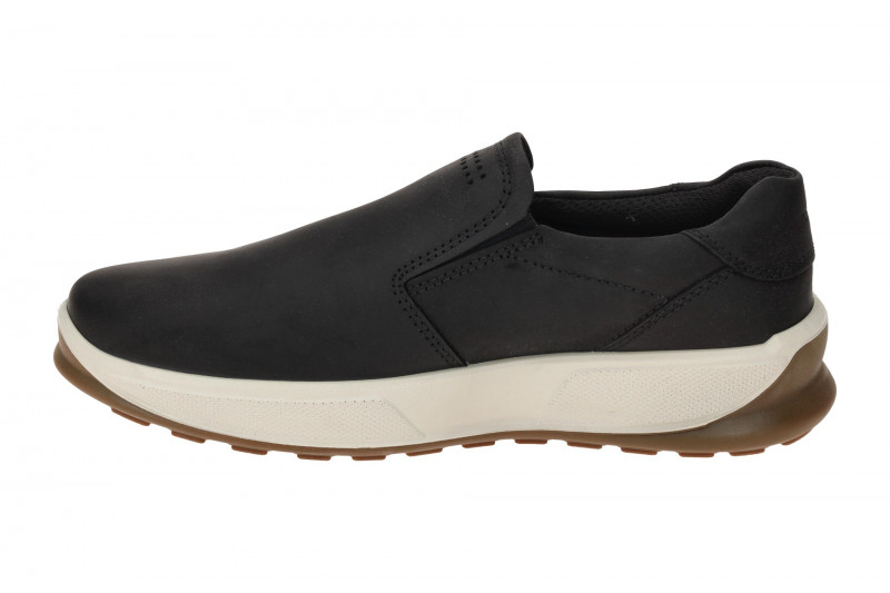 Ecco Byway Slipper Schuhe schwarz Nubuck 522824