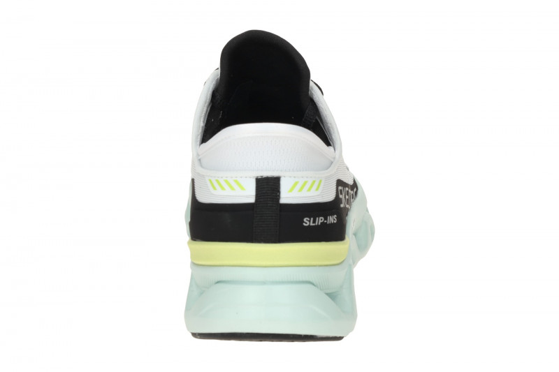 Skechers Glide Step Schuhe weiß grün Damen Slip-Ins 150510