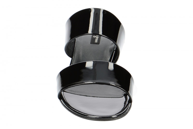 Paul Green Pantolette Lack schwarz 6016