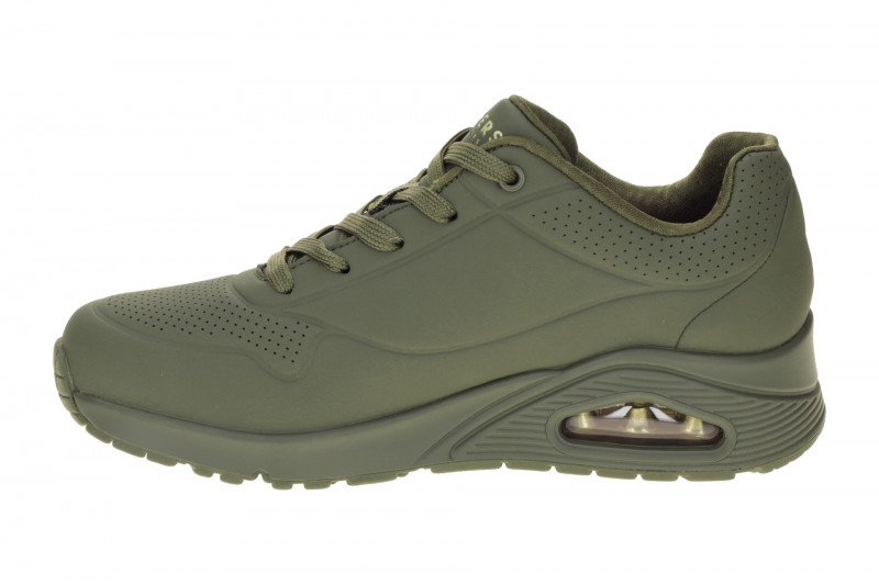 Skechers Uno Schuhe grün olive Damen Sneakers 73690