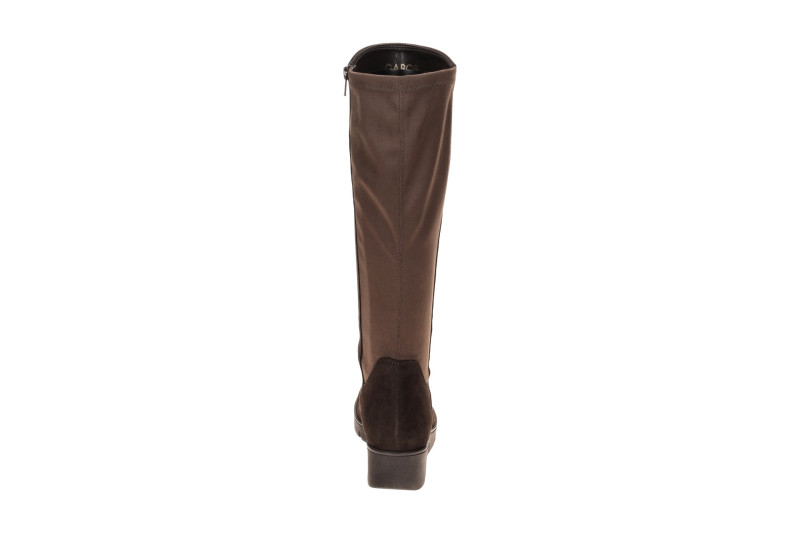 Gabor Keil Schaftstiefel braun Samtvelour Stretch 8005.03.002
