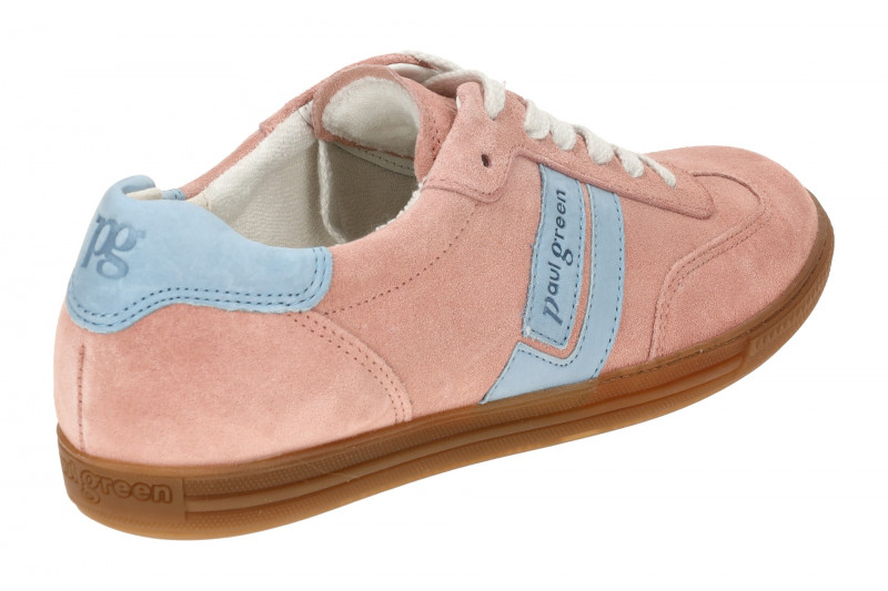 Paul Green Sneaker Schuhe rosa blau 5450