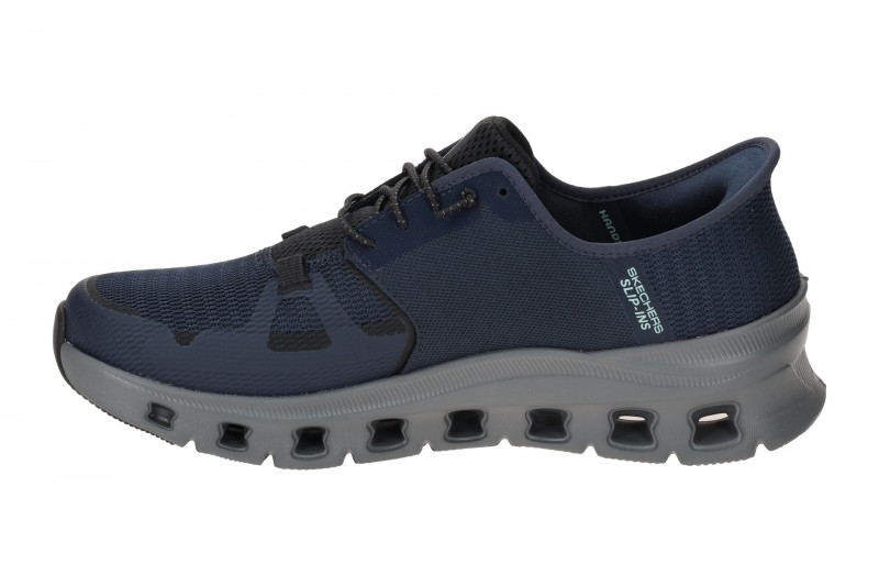Skechers Glide Step Schuhe blau navy Herren SLIP-INS 232930