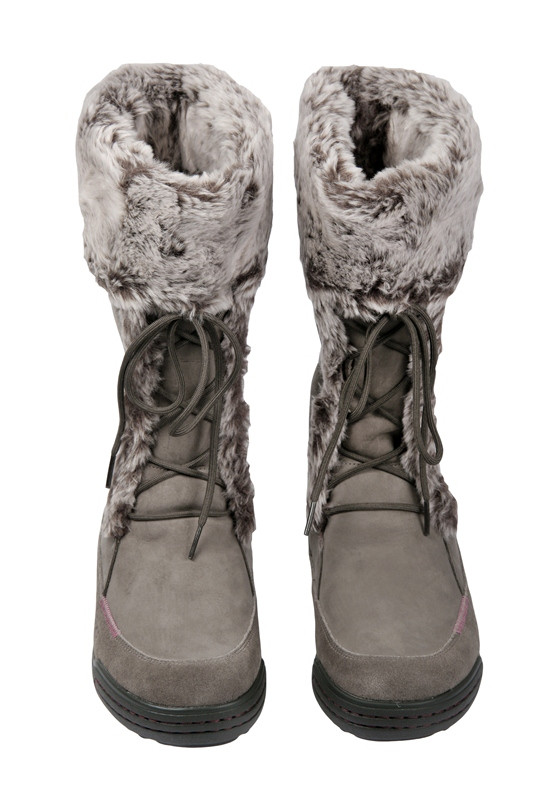 Ecco Siberia Stiefel grau Winterstiefel Boots