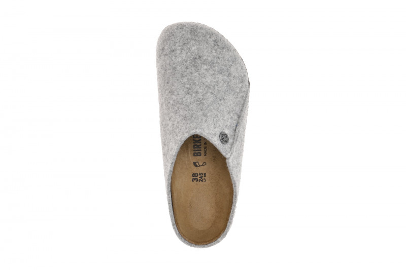 Birkenstock Zermatt Rivet Clogs Pantoletten hellgrau Normal-Weit 1015080