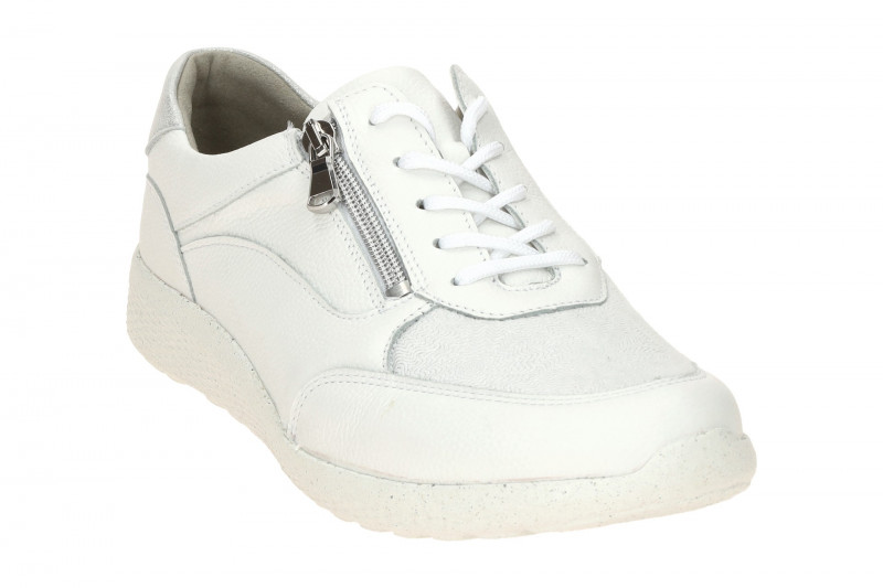 Waldläufer Ira Schuhe weiß silber K-Weite OrthoTritt