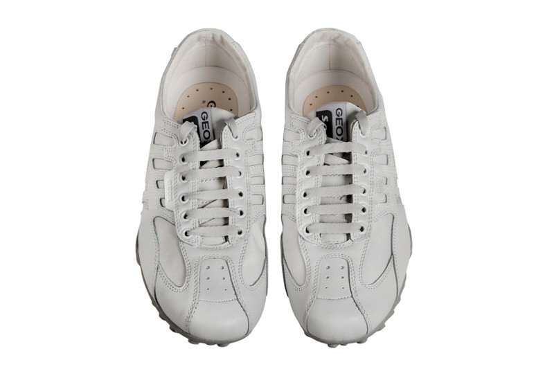 Geox Respira Schuhe Snake L weiß Sneakers